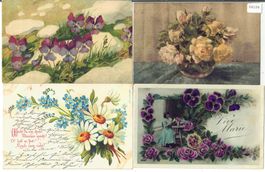 4 AK - Blumen