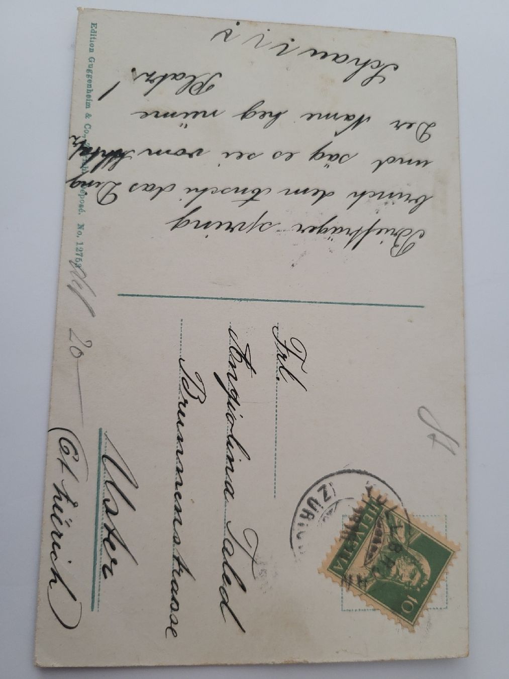 Cartoline postali: Ansichtskarte Kollbrunn mit Spinnerei R3 – Usato da nunningen venduto da mic_88k2 1