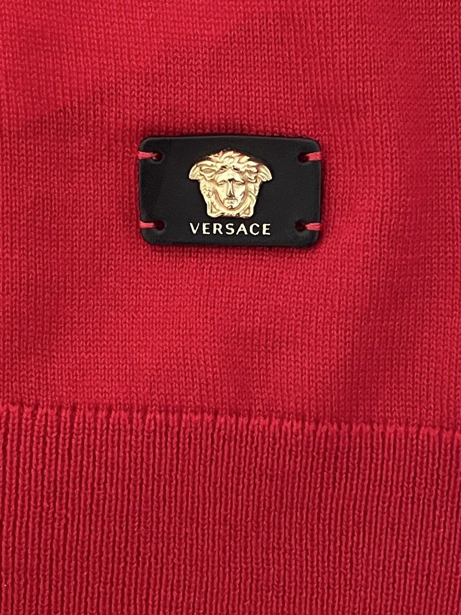 Versace Maglioni & Felpe: Versace Rollkragenpullover, rot, Grösse 50, Neu – Nuovo (secondo la descrizione) da Basel venduto da MarkenundKleidung 3