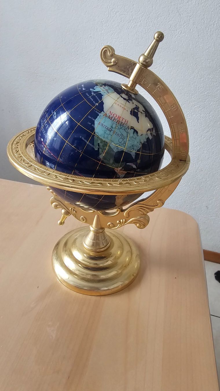 Sonstige Dekorationen & Accessoires: Globe terrestre Lapis Lazuli – Gebraucht aus Etoy von angi020 4