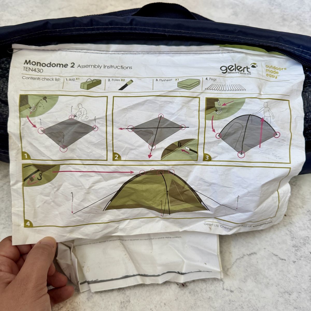 Tende : Zelt (Monodome 2) – Usato da Küblis venduto da AlpinePro_GR 1