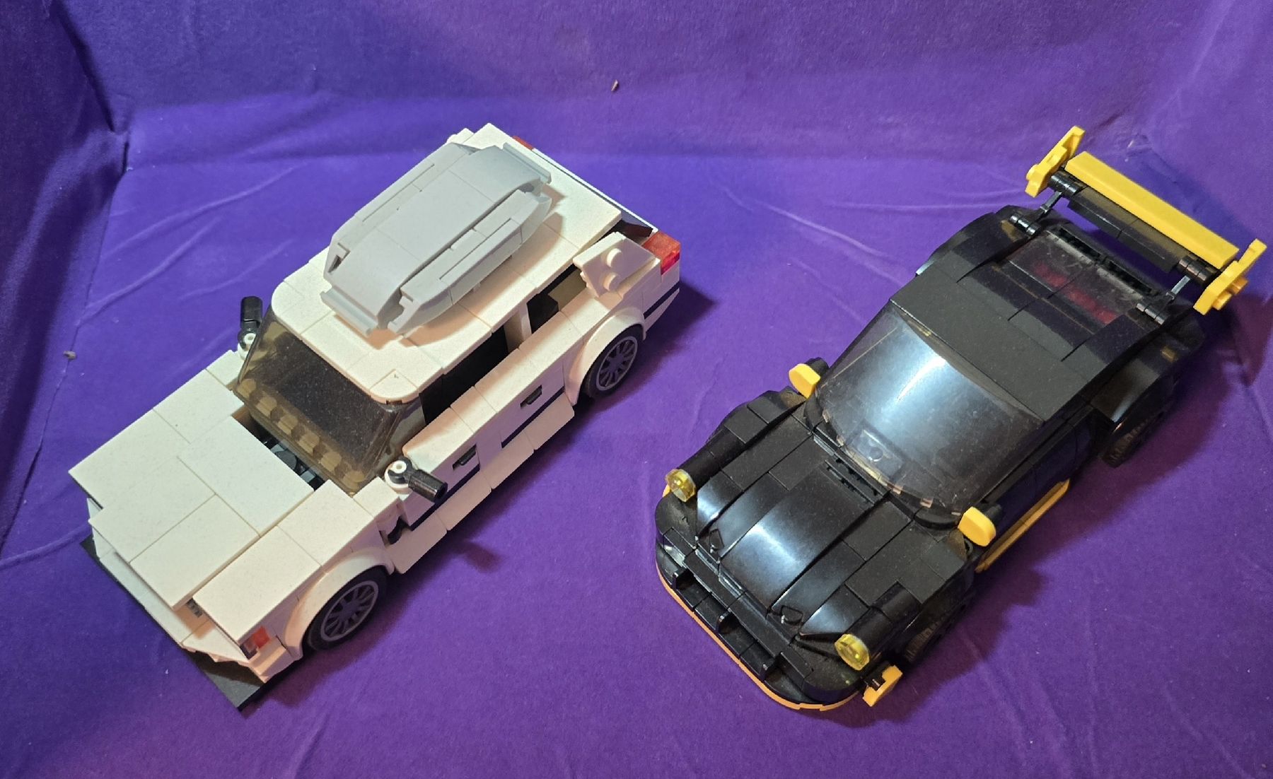 Lego Giocattoli: 2x Klemmbaustein Autos / Lego Style – Usato da Wangs venduto da Restposten.Garage