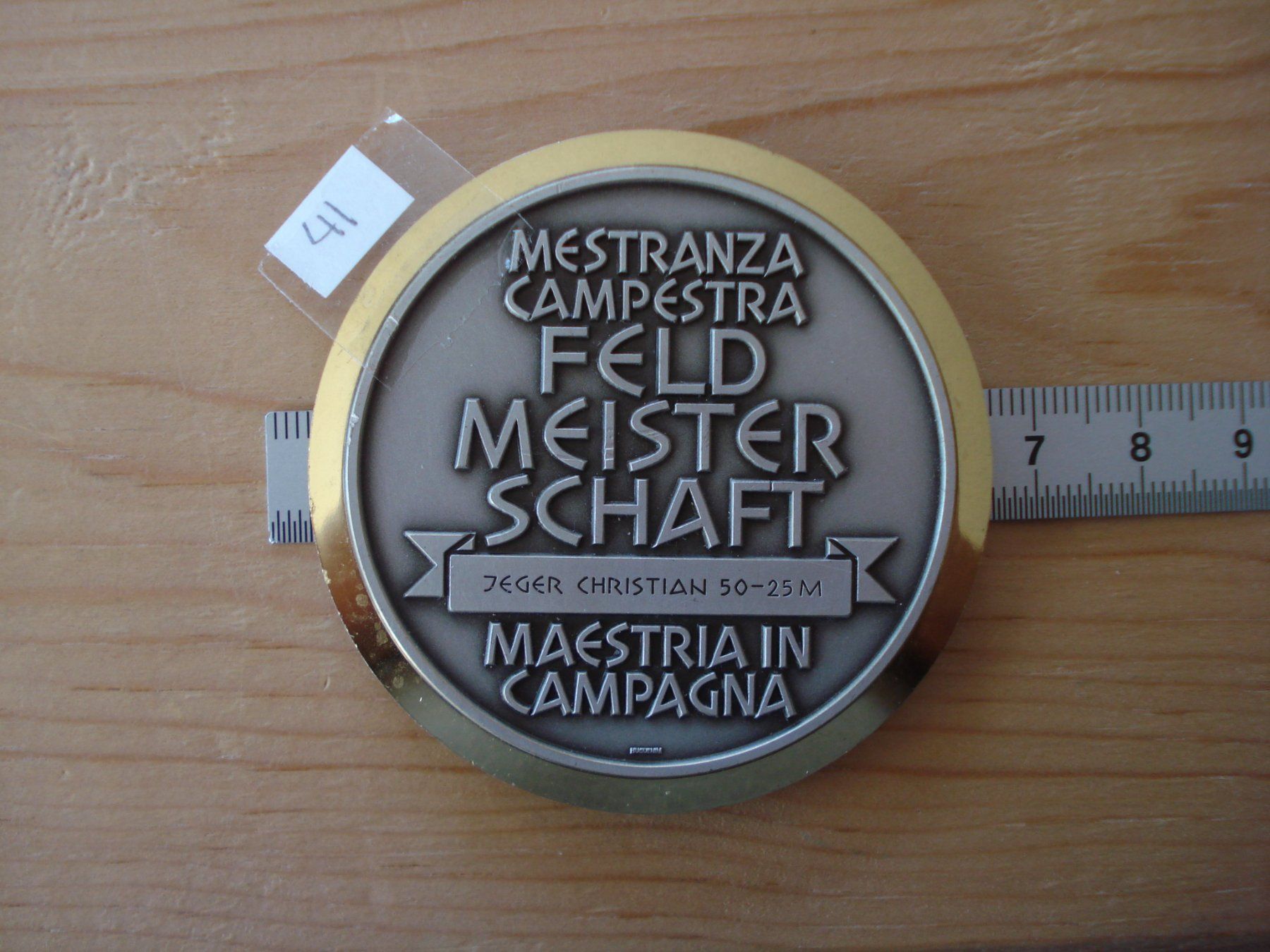 Medaglie: (RO) Grissons Feldmeisterschaft – Usato da Erlach venduto da Net-Coins