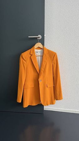 ZARA Blazer, senfgelb (Grösse S)