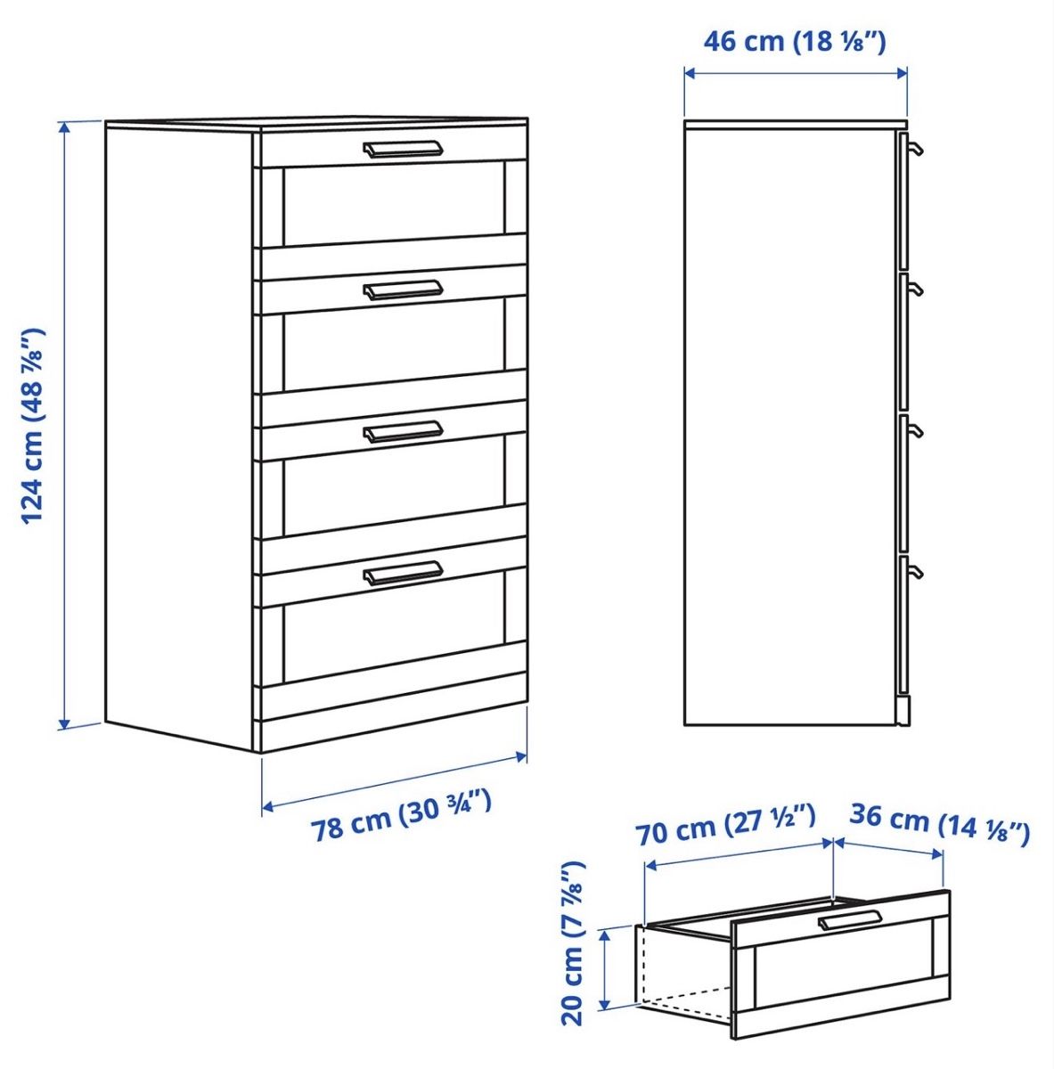 Ikea Cassapanche: Chest of drawers/commode/Kommode – Usato da Au ZH venduto da Nicolet0620 2