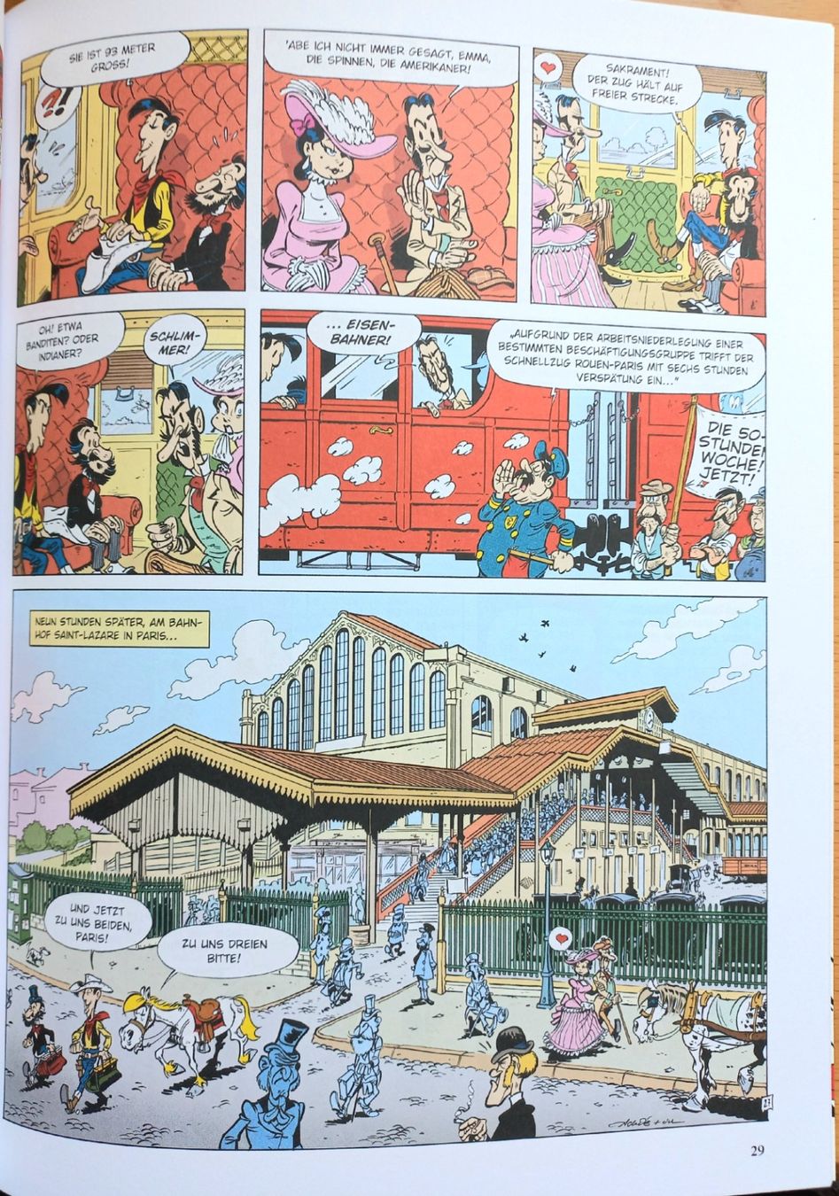 Fumetti: Comic - Lucky Luke 97 - Ein Cowboy in Paris – Nuovo (secondo la descrizione) da Niederuzwil venduto da lubimaja 3
