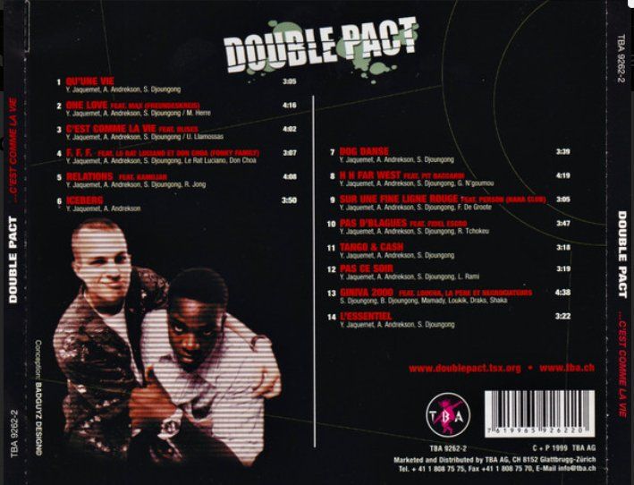 CD: Double Pact CD "...c'est comme la vie" - CD Original 1999 – Usato da St-Prex venduto da eme_kc29 1