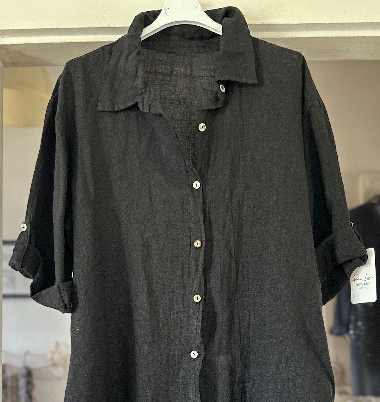 Chemisiers: LONGUE CHEMISE EN LIN!! M – Neuf avec emballage d'origine à Locarno par NicoNion 3