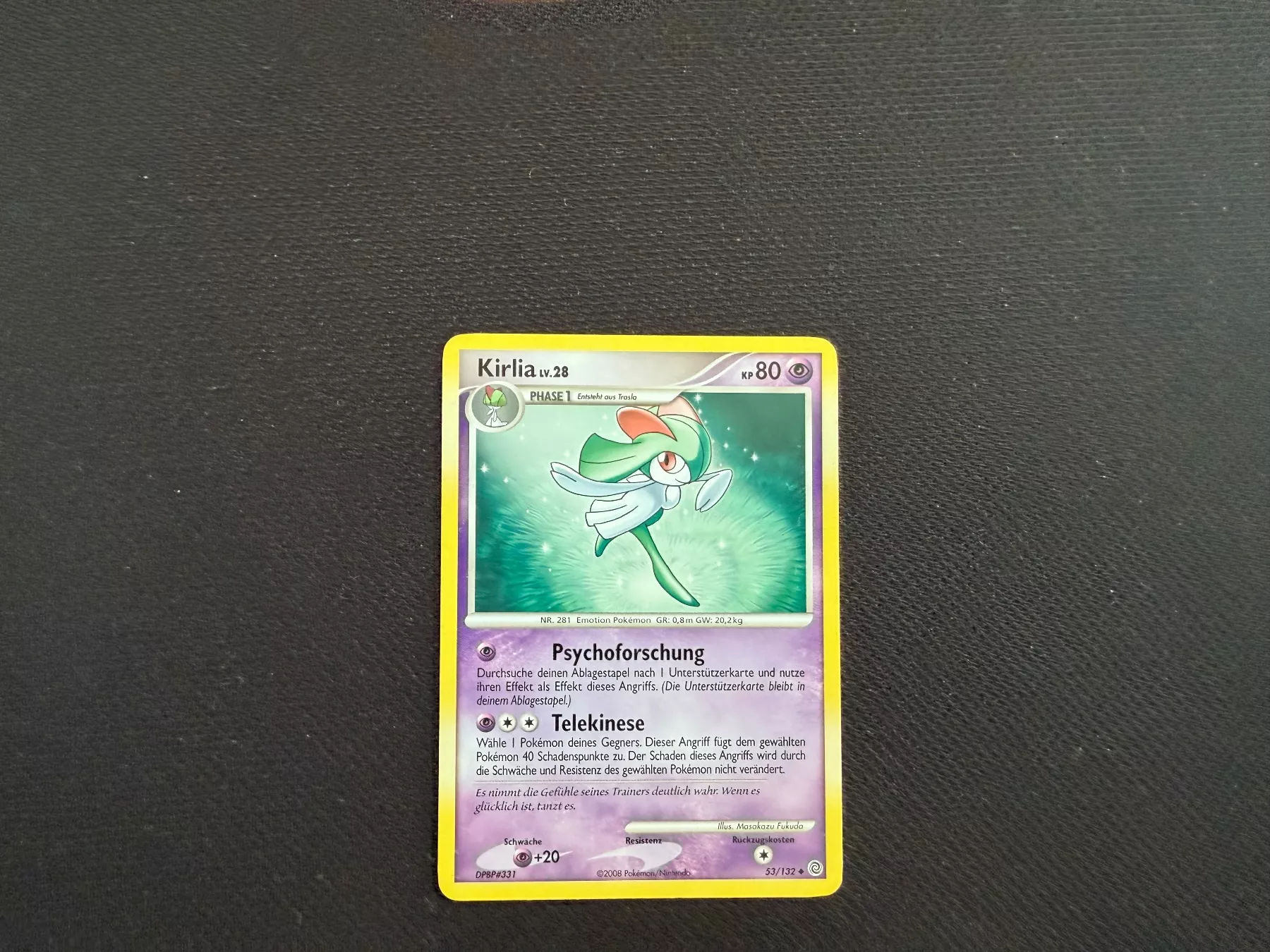 Pokémon Carte collezionabili: Kirlia / 53/132 – Usato da Zürich venduto da mountainwizard00