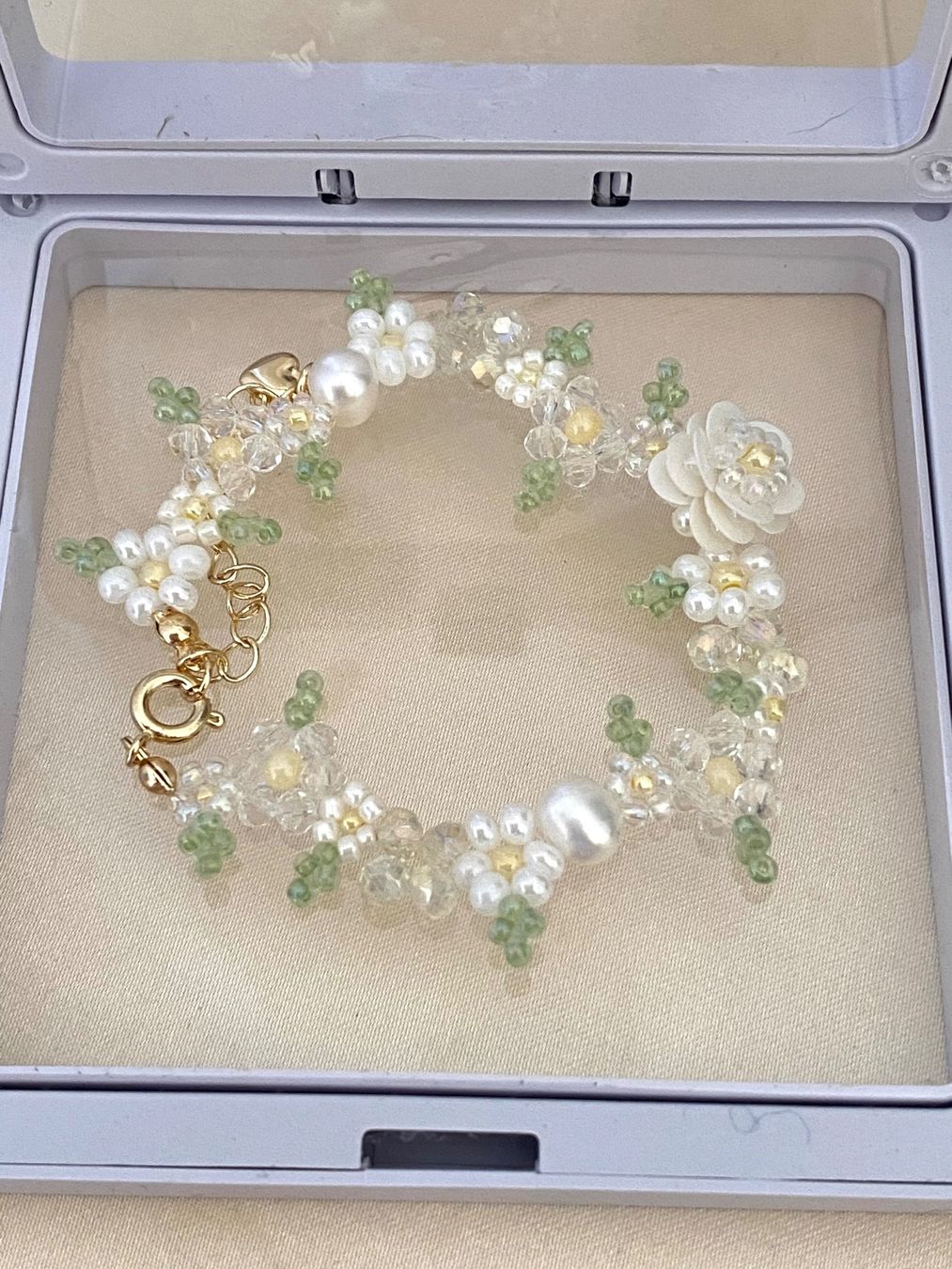 Bracciali & Braccialetti: Perlen Armbänder/ echte – Nuovo e nell'imballaggio originale da Sarnen venduto da catnini