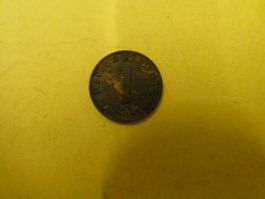 Dt. Reich 1939 B, 1 Reichspfennig