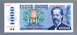 Czecoslovakai 1000 korun UNZ