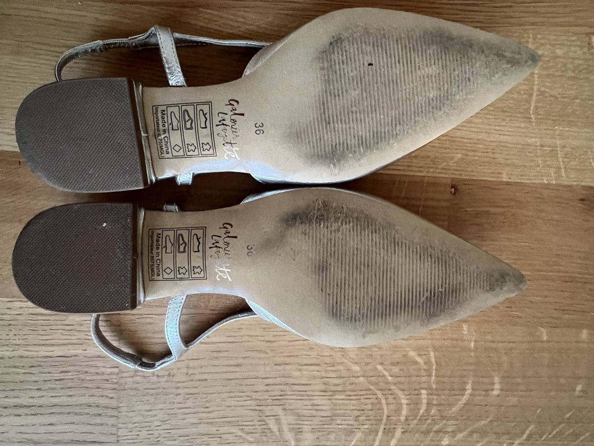 Damenschuhe: Slingback Silber Gr.36 – Gebraucht aus Zürich von giulina8 1