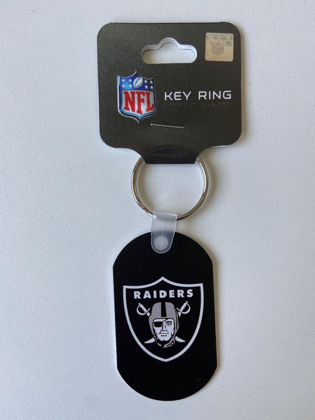 Schlüsselanhänger & - bänder: Las Vegas Raiders Schlüsselanhänger – Neu und originalverpackt aus Muttenz von US_Sport_Schweiz