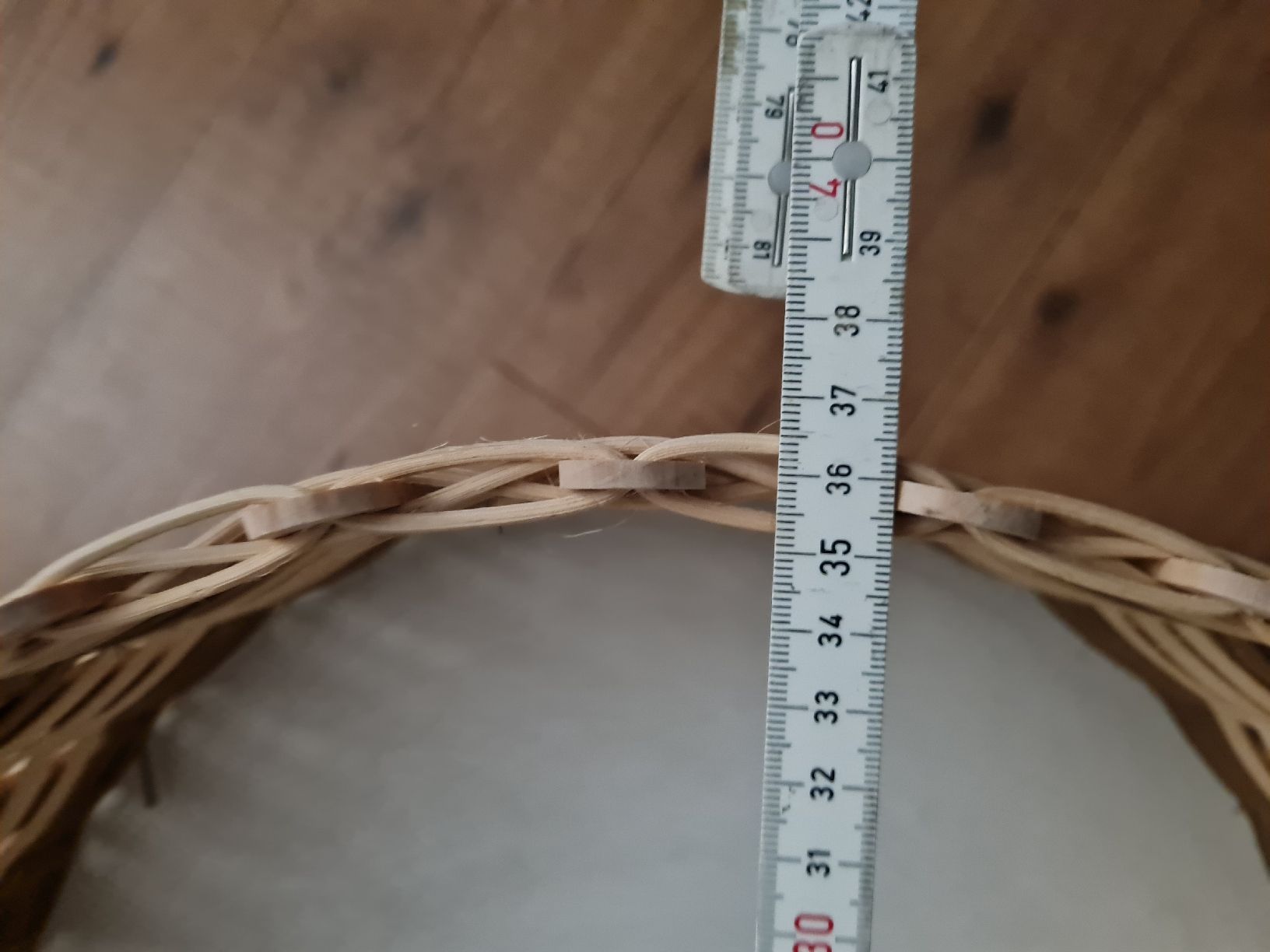 Sonstiges für Haushalt & Wohnen: Handgefertigter Korb mit Fuss neu – Neu und originalverpackt aus Münsingen von Cuci31 2