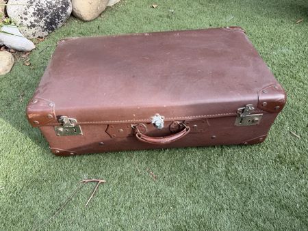 Vintage Koffer La Mondiale braun 