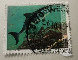 Nr.1360 Fischsaurier GESTEMPELT   