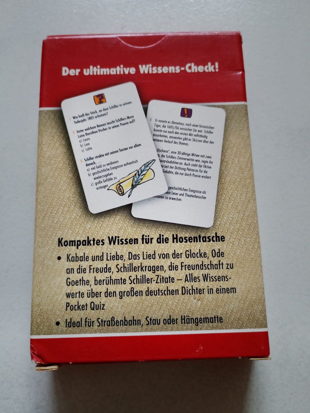 Giochi: Pocket Quiz Schiller – Usato da Ehrendingen venduto da 2Guagua2 1