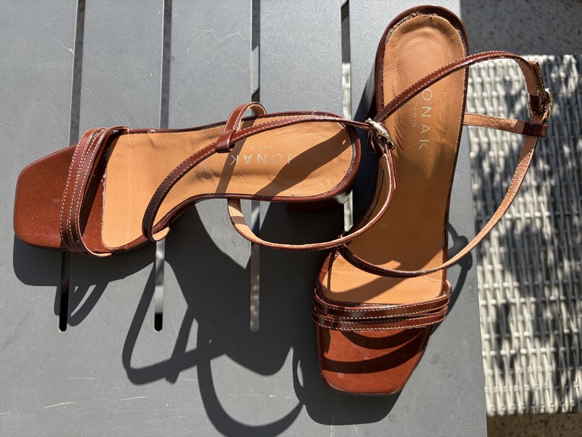 Jonak Scarpe da donna: Jonak Leather Sandales 95% New Size 38 – Nuovo (secondo la descrizione) da Zürich venduto da jcl_drd5 2