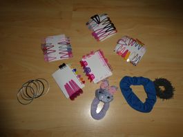 Haarschmuck Set für Mädchen: Haargummis, Spängeli