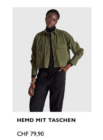 Benetton Hemd Olive, Grösse M