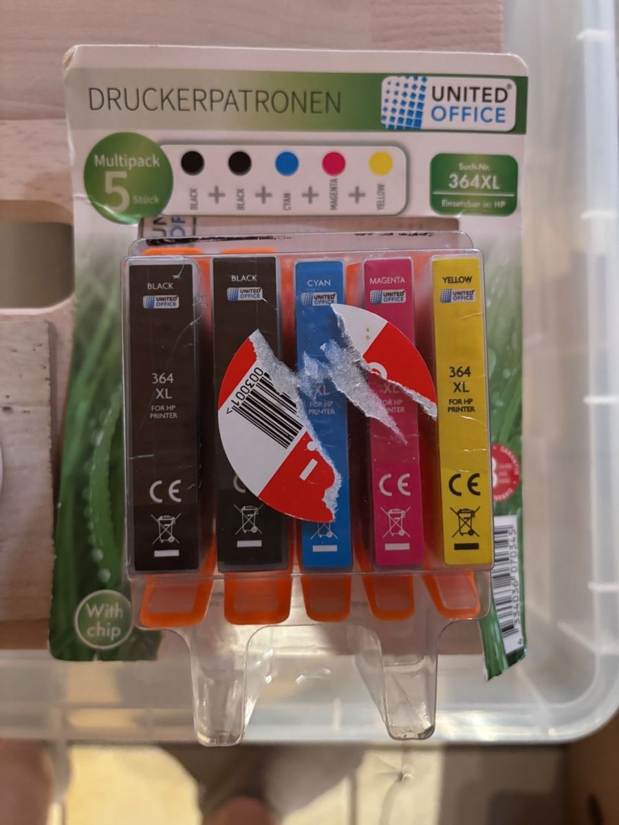 Cartucce per stampanti & toner: Druckerpatronen United Office 364XL Multipack 5 Stk. neu – Nuovo e nell'imballaggio originale da gretzenbach venduto da mic_cvj6