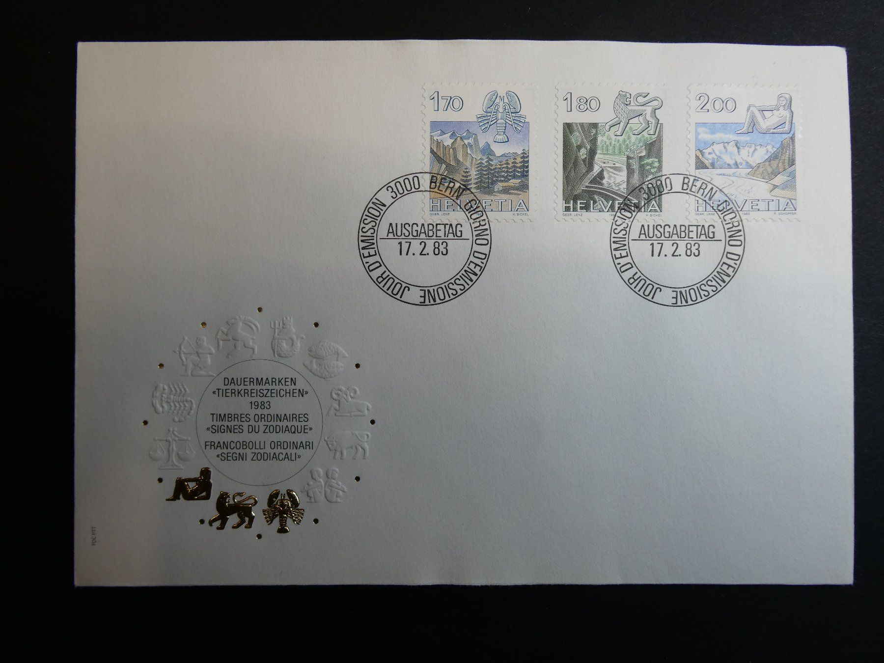 Enveloppes & pochettes d'envoi: Tierkreiszeichen 1983 – Neuf (Voir description) à Schliern b. Köniz par bsc59