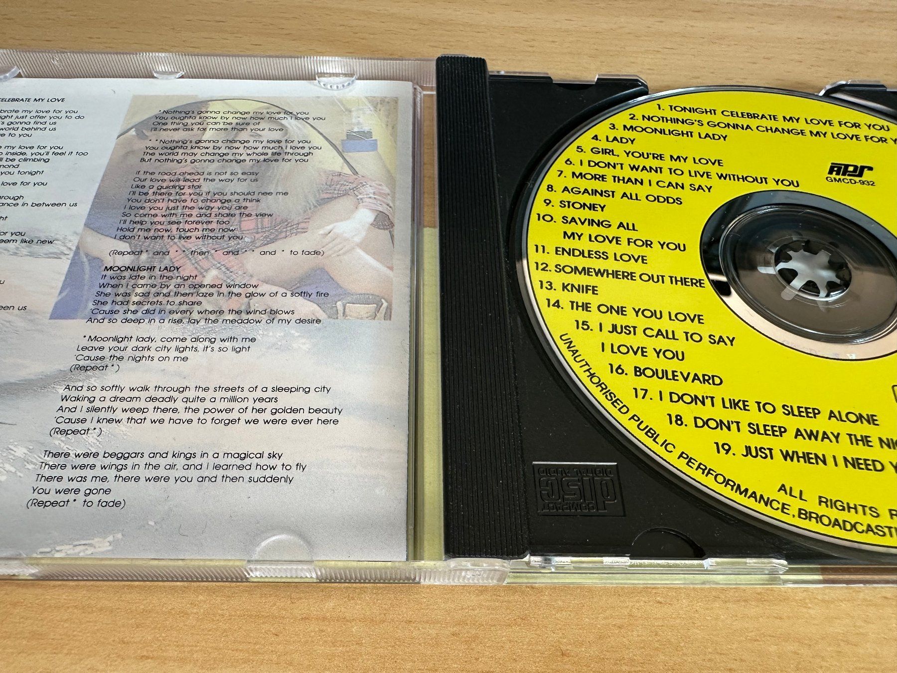 CD: Everlasting Romantic Love Songs – Usato da Rikon im Tösstal venduto da Alpenmutz 2