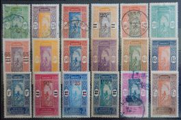 Dahomey Franz. Kolonie ex. Kat. 60-88 */gest. 1917/26