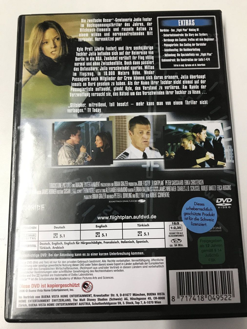 Tutti i DVDs: DVD- Flightplan- Ohne jede Spur – Usato da Guntershausen venduto da Gloominati 1