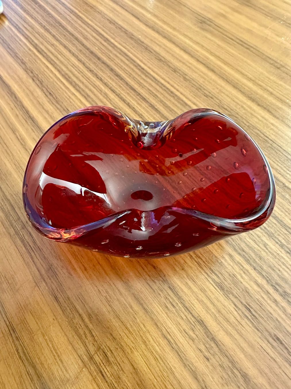 Murano Bicchieri: Vintage Murano Aschenbecher oder Schale Bullicante – Usato da Basel venduto da Pulcinella34