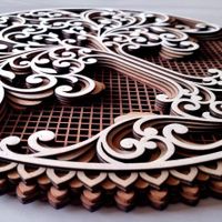 un mandala « Arbre de Vie » et un mandala représentant une c