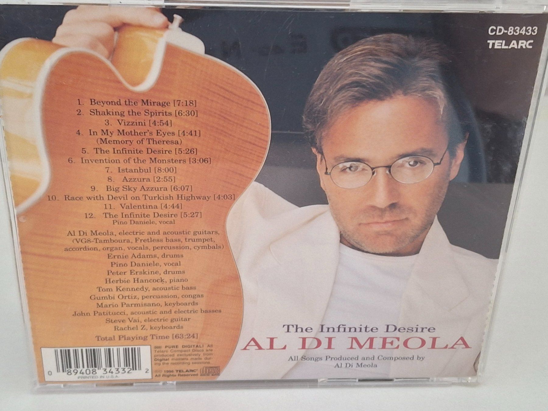 CDs: CD AL DI MEOLA -  "The Infinite Desire" – Gebraucht aus Aarberg von Jackup1 1