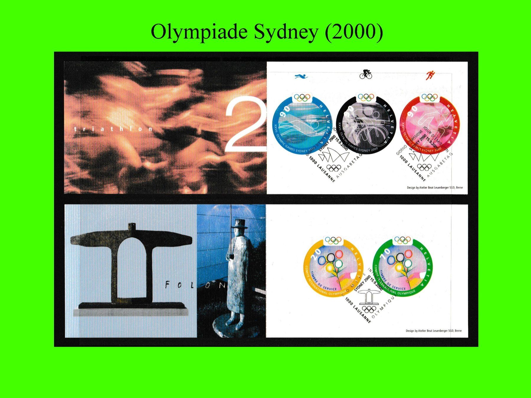 Tutti i francobolli: "Olympiade Sydney" (2000) – Nuovo (secondo la descrizione) da Dübendorf venduto da chiara48