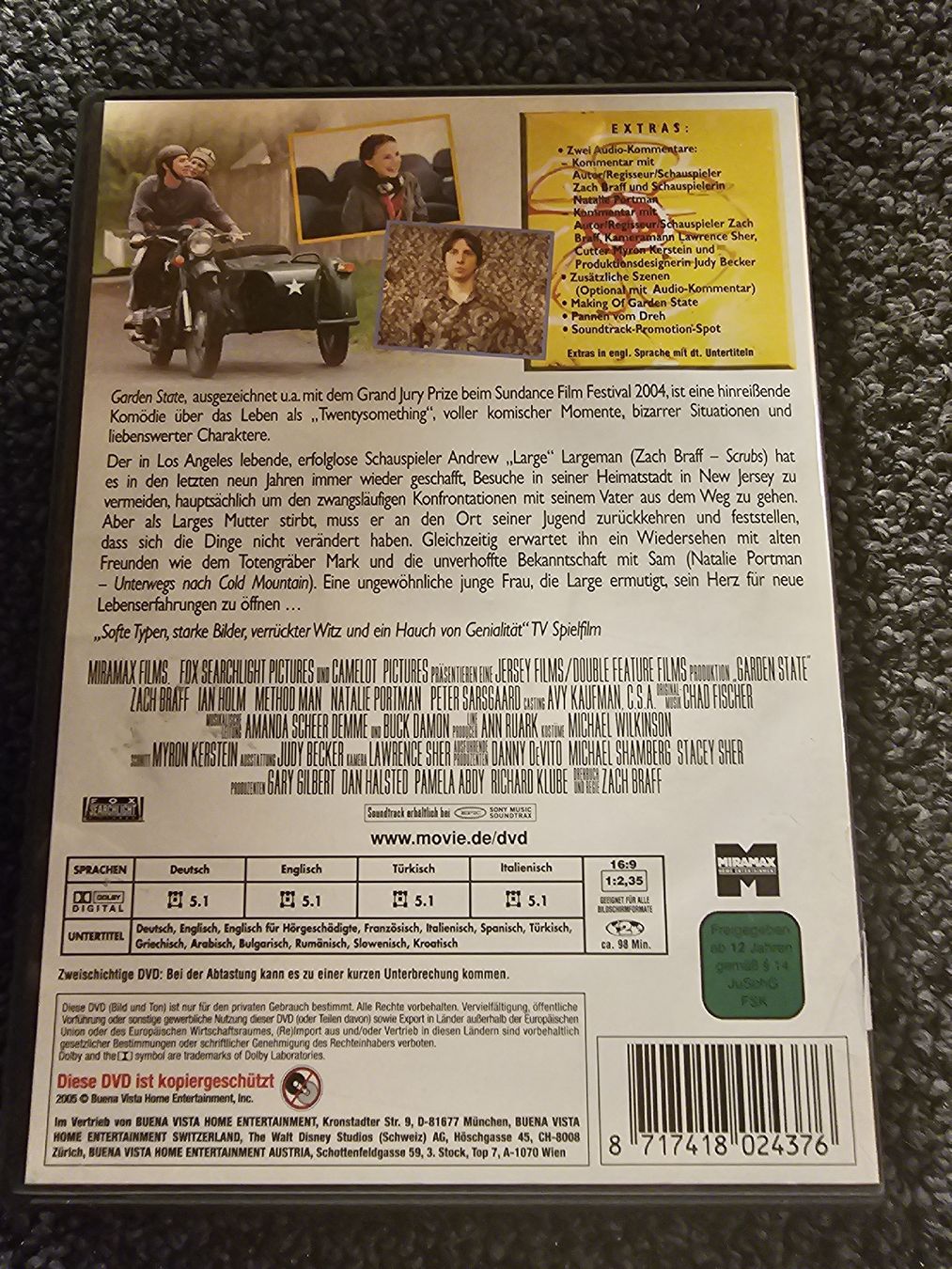 Tutti i DVDs: Garden State DVD (19138) – Usato da Ruswil venduto da jan_bxl5 1
