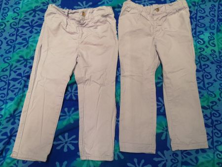 2x Gr 92 Sommerhose von Smile Migros für Zwillingsmädchen