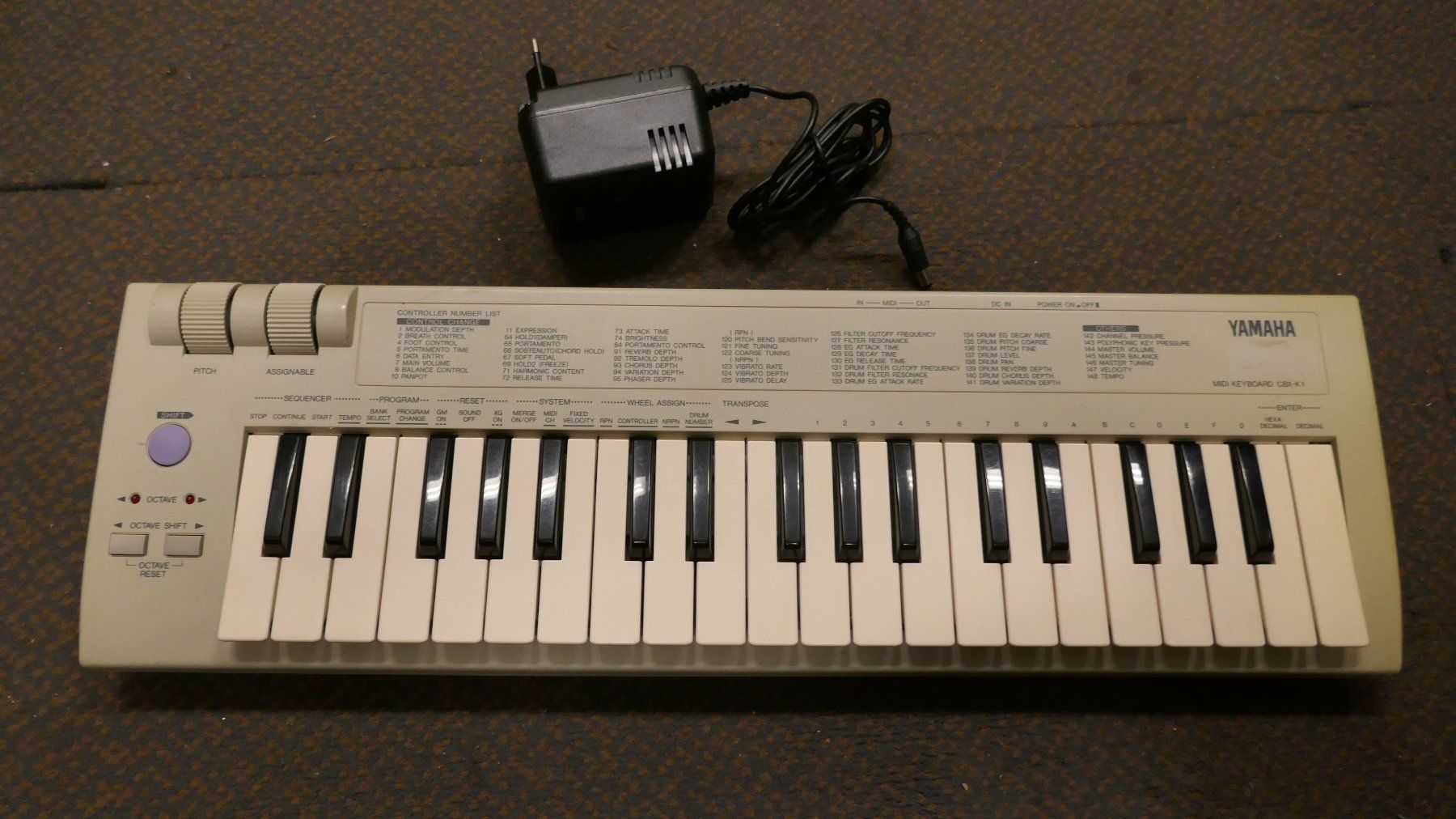 Yamaha Strumenti musicali: Yamaha CBX-K1 Midi Keyboard – Usato da Wenslingen venduto da FairlightCMI