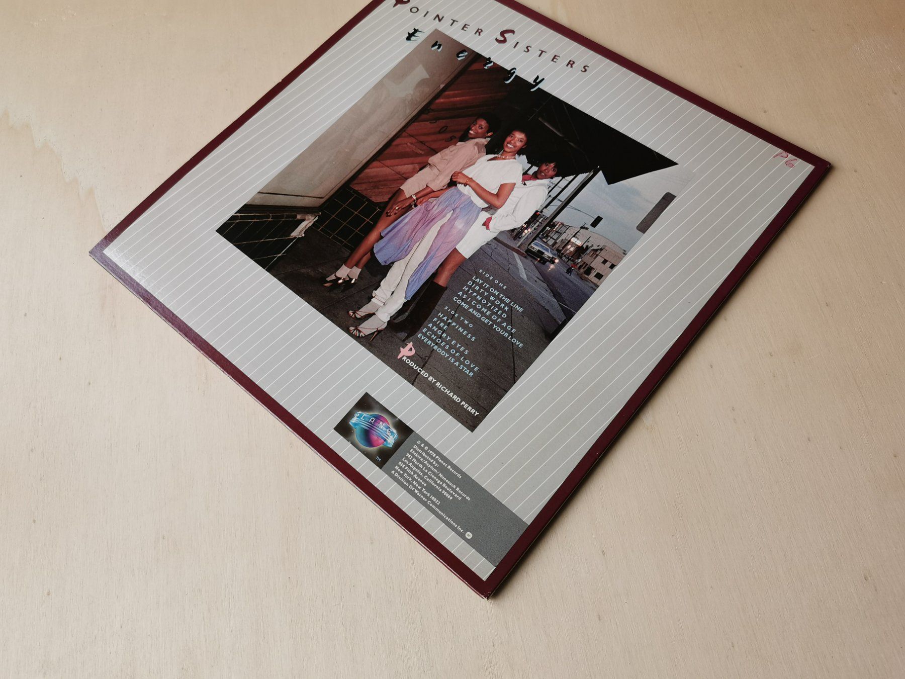Dischi in vinile: Pointer Sisters – Energy  US 78 + Beilage – Usato da Ebikon venduto da kisuM 2