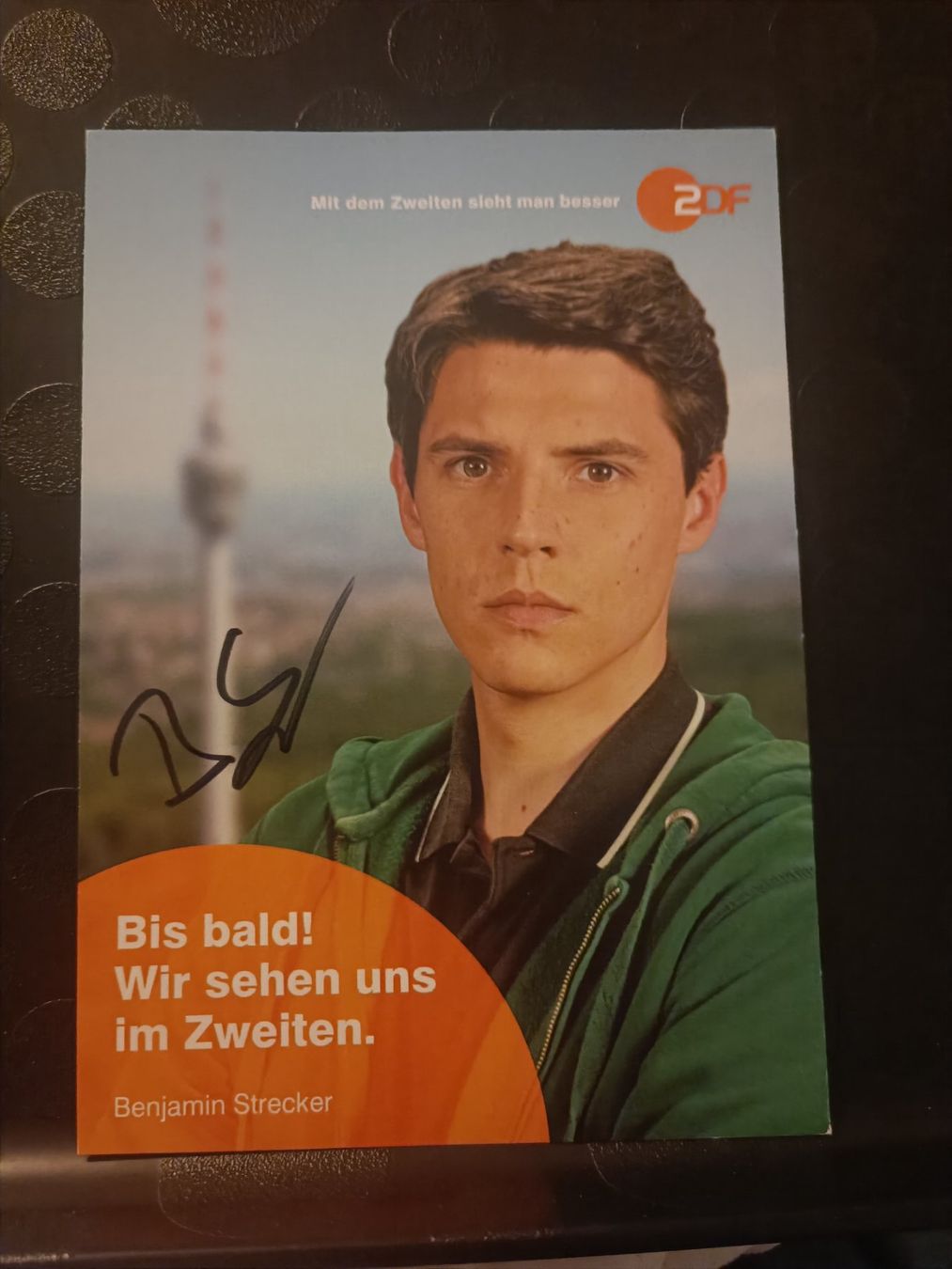 Autografi: Benjamin Strecker - handsigniert - SOKO Stuttgart – Usato da Menziken venduto da Artographs