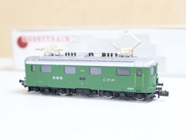 Hobbytrain SBB Re 4/4 E-Lok - Nr 11024 - Lindengrün Spur N