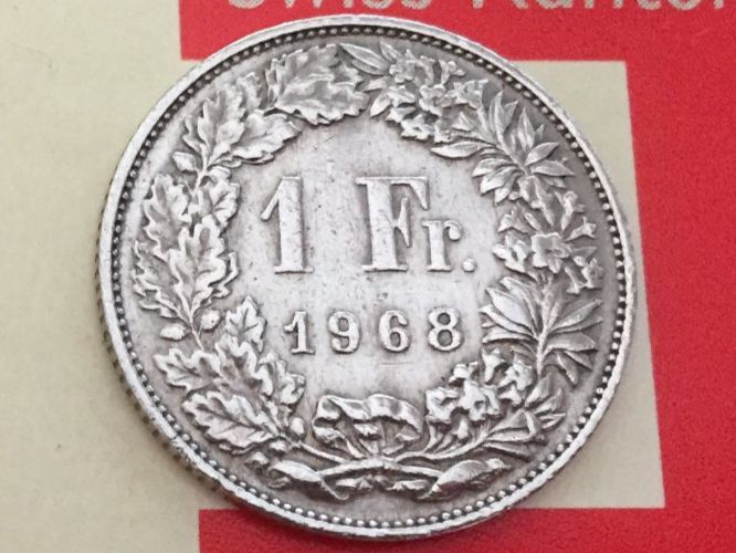 Tutti le monete: 1 Franken 1968B + 1968 oMz – Usato da Elsau venduto da herbybay 5