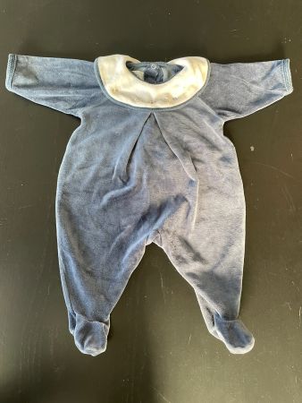 PETIT BATEAU Pyjama Bébé Bleu 3 mois