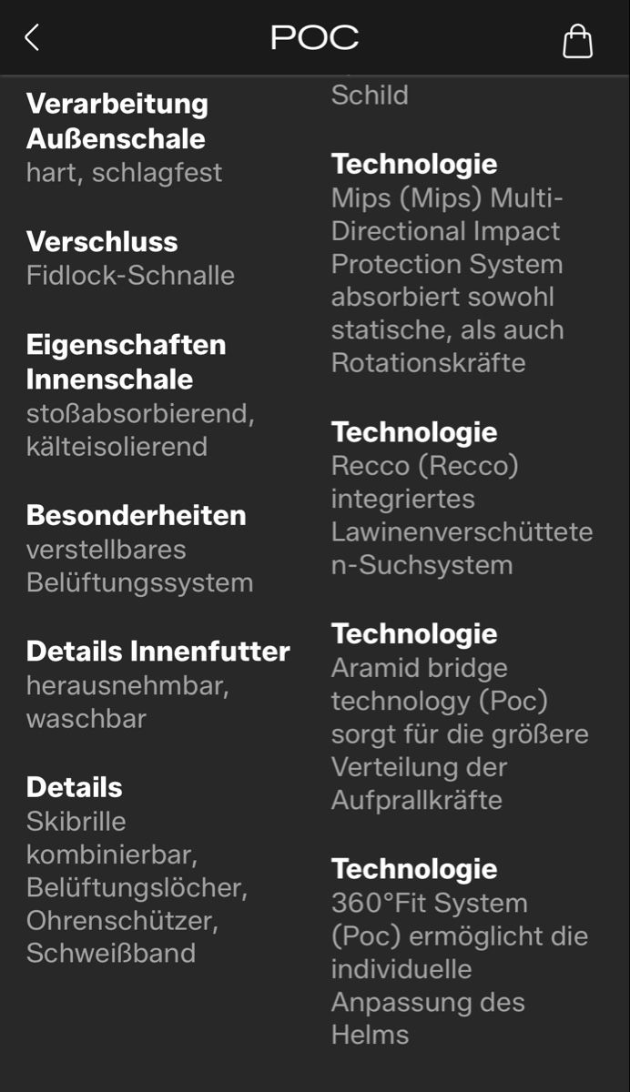 Poc Caschi: POC Levator MIPS Skihelm Grösse M – Nuovo e nell'imballaggio originale da Zürich venduto da stollk01 9