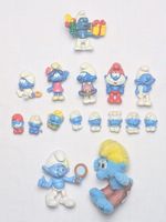 16x Sammel Figuren - Schlümpfe - Schtroumpfs - Smurfs