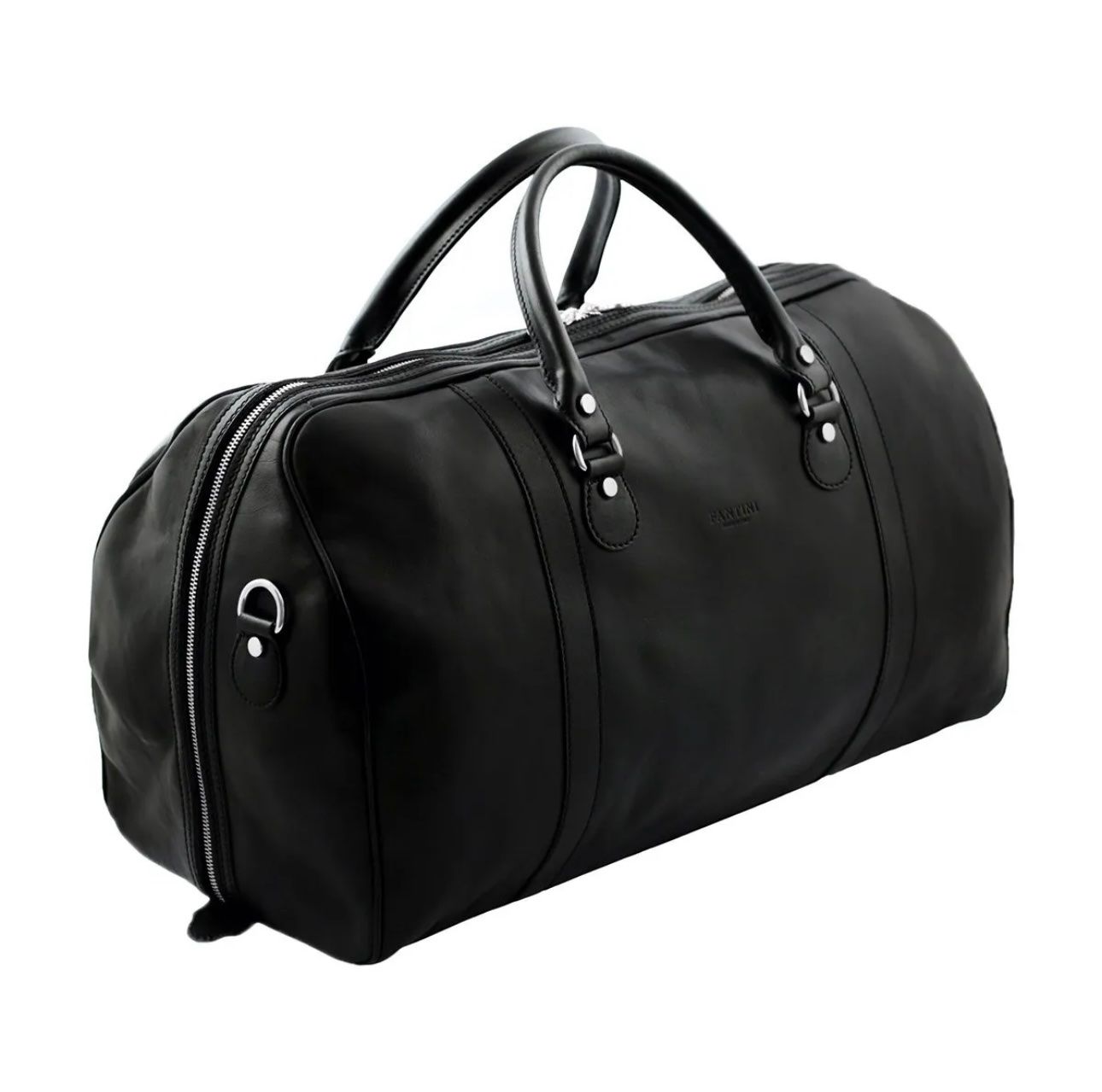 Taschen: Reisetasche Leder Lisbona -  Farbe: Schwarz – Neu und originalverpackt aus Wittenbach von WWW.DRILUBAGS.CH 2