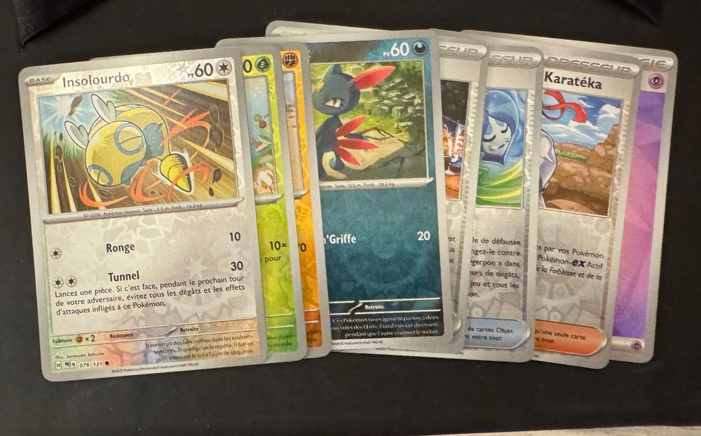 Lot de 8 cartes Pokémon reverse EV8.5 FR (Neuf (Voir description)) à ...