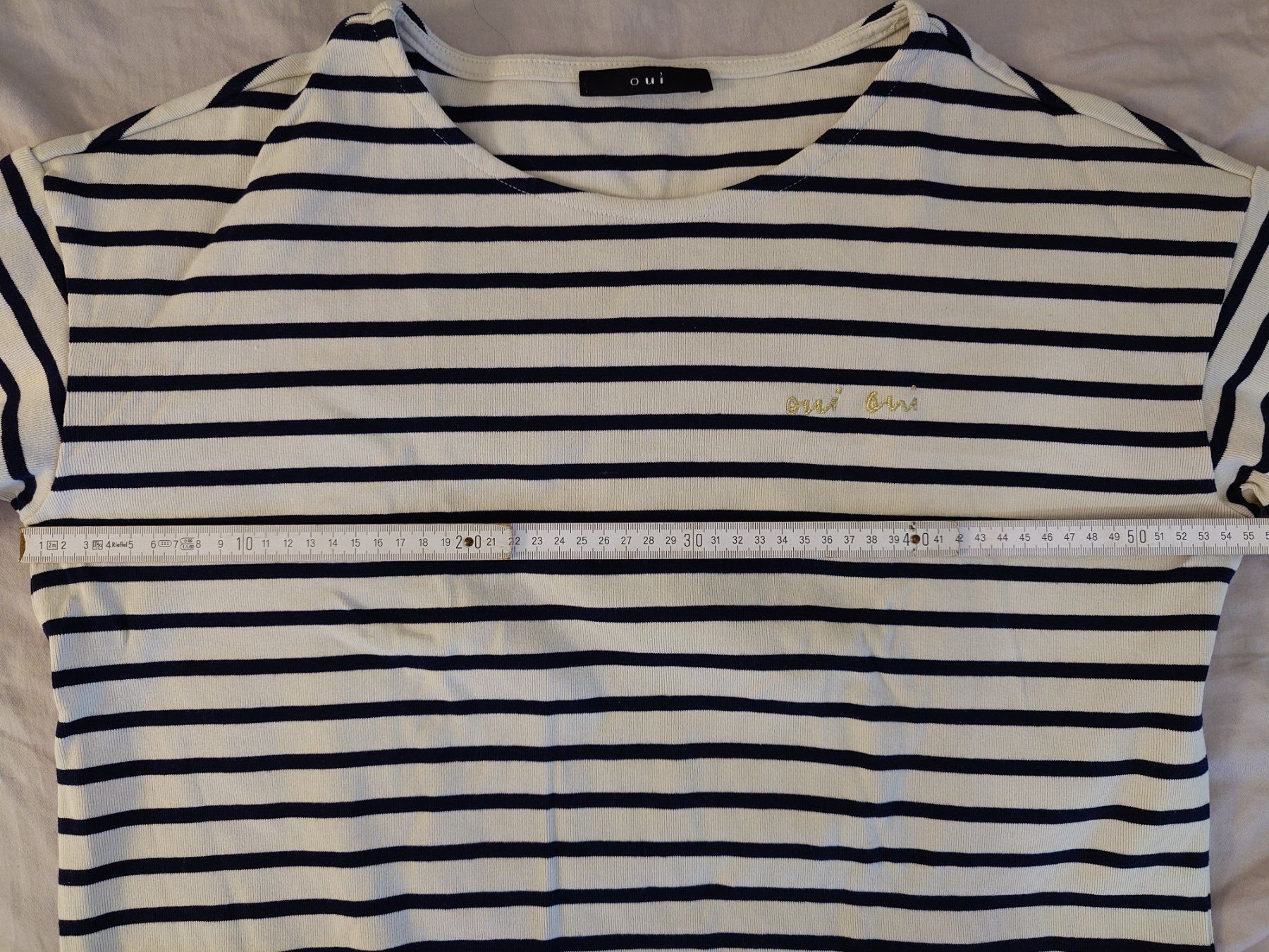 Pulls & Sweat-shirts: Pullover Oui Oui | Gr. 36 | creme/dunkelblau – D'occasion à Muri AG par komich4 6