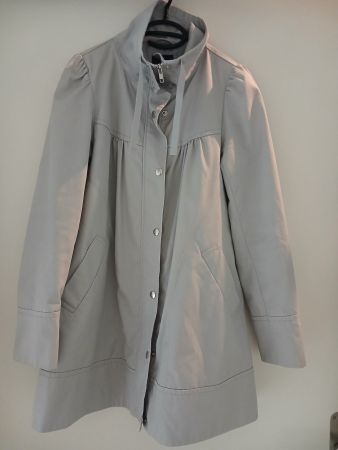Regenmantel H&M Grau Grösse 36 nicht wasserdicht