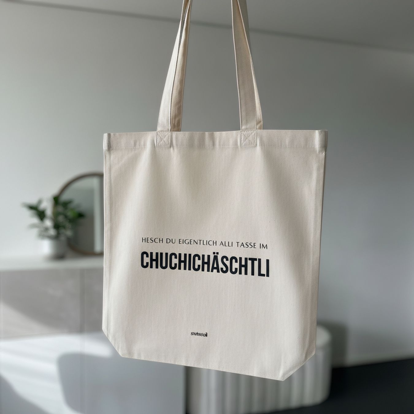 Taschen: Tote Bag Chuchichäschtli | Baumwolle – Neu und originalverpackt aus Zürich von alicjaa