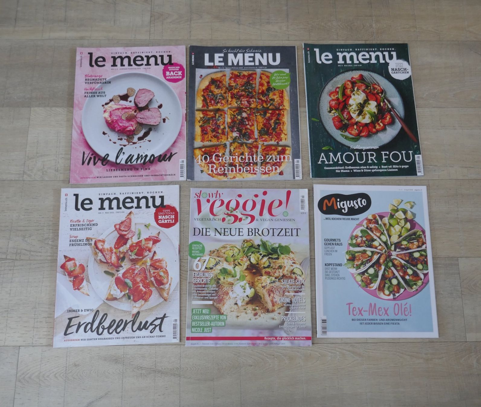 Zeitschriften & Magazine: 6 Kochzeitschriften diverse – Gebraucht aus Port von uzuku 1